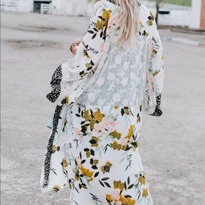 NWOT Casual Obsession Kimono Multi